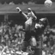 Argentina captain Diego Maradona’s Hand of God beats England goalkeeper Peter Shilton in the 1986 World Cup.